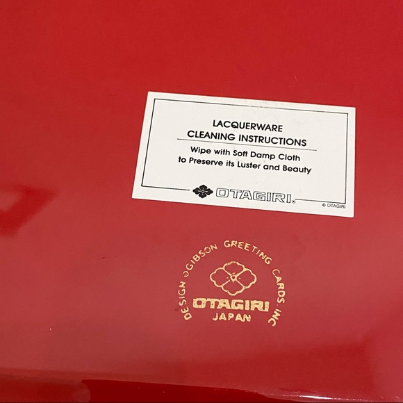 Lot of 3 Vintage OTAGIRI Japan Lacquerware Red Christmas Tree Photo Album - Picture 15 of 16